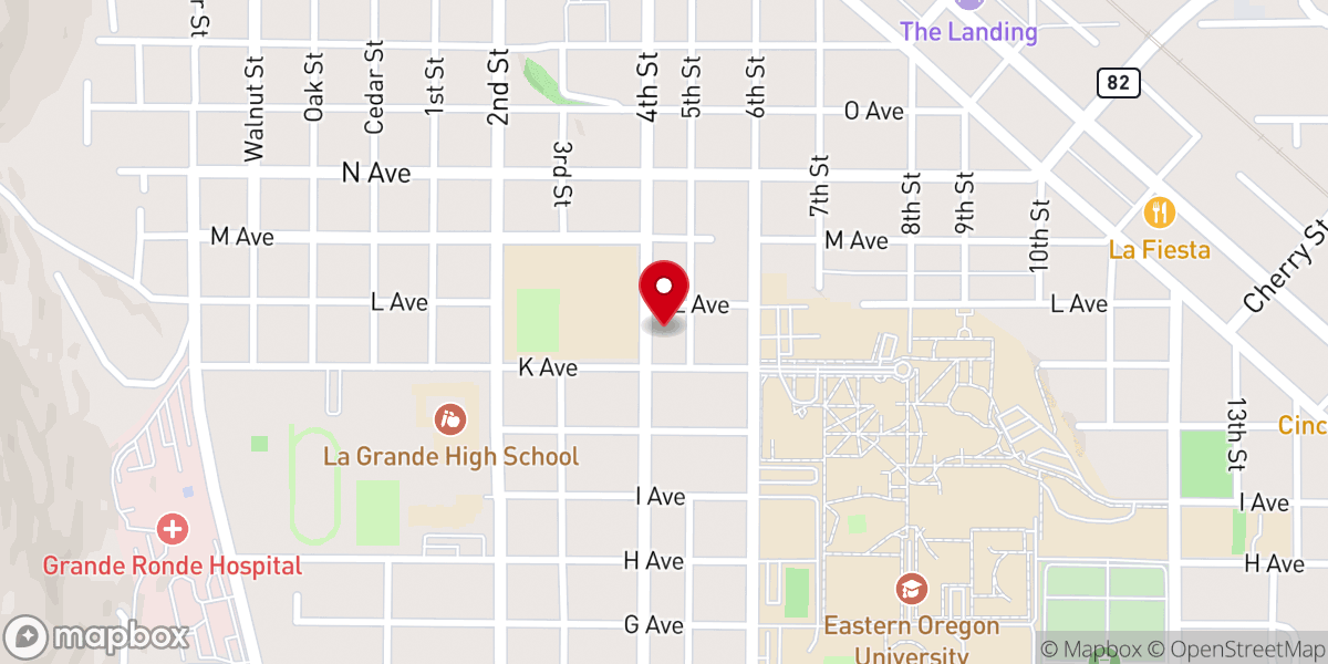 Map showing location of Our Lady of the Valley Catholic Church