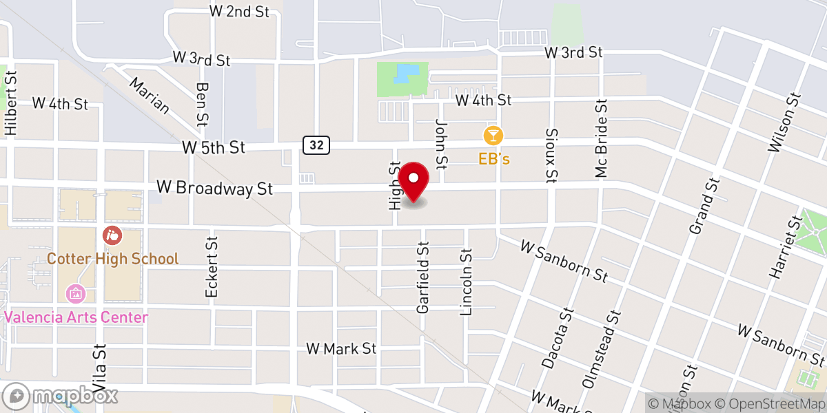 Map showing location of St. Matthew’s Pre-Kindergarten