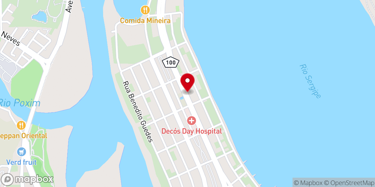 Map showing location of Comunidade Farol Aracaju