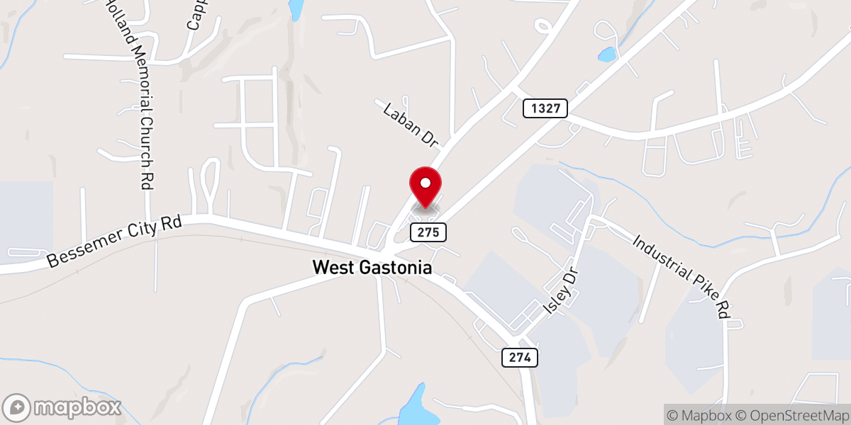 Map showing location of Miracle Tabernacle International Ministries
