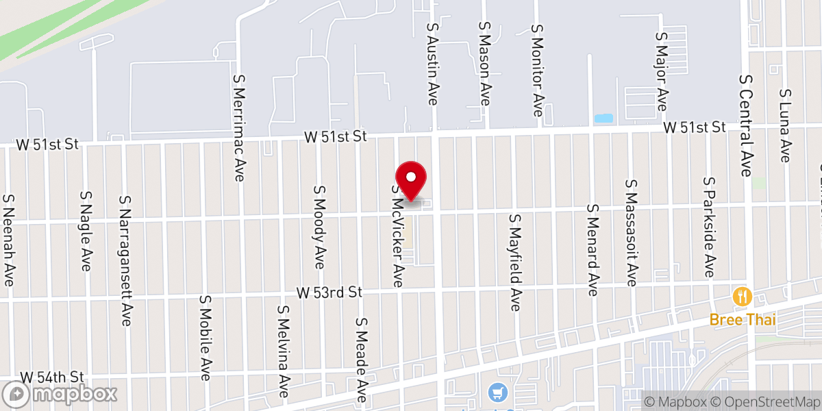 Map showing location of Ward Hall-St. Faustina Kowalska Parish