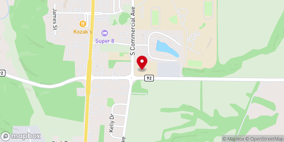 Map showing location of Our Savior Christian Academy