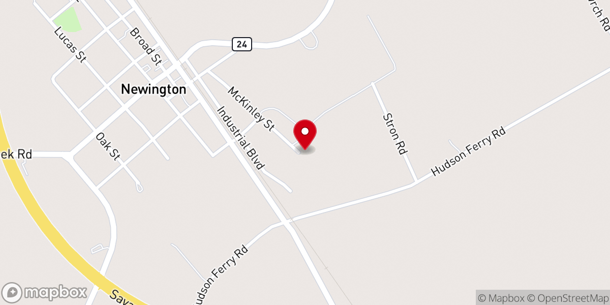 Map showing location of Walker Grove Baptist Church