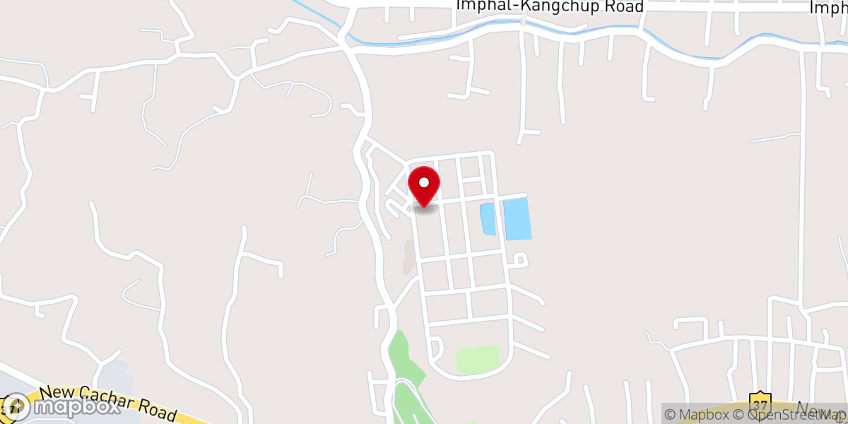 Map showing location of CRPF Camp Christian Church