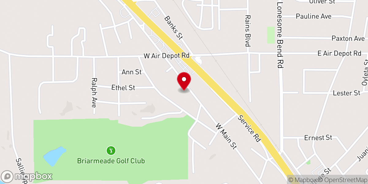 Map showing location of Faith Worship Center Church-God