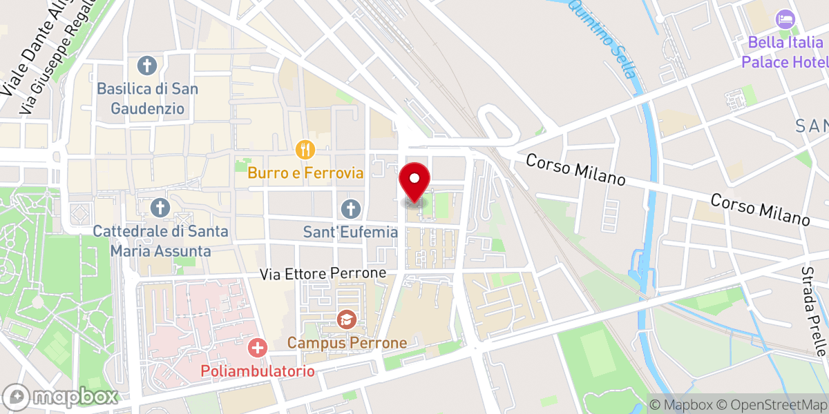 Map showing location of Istituto Salesiano San Lorenzo