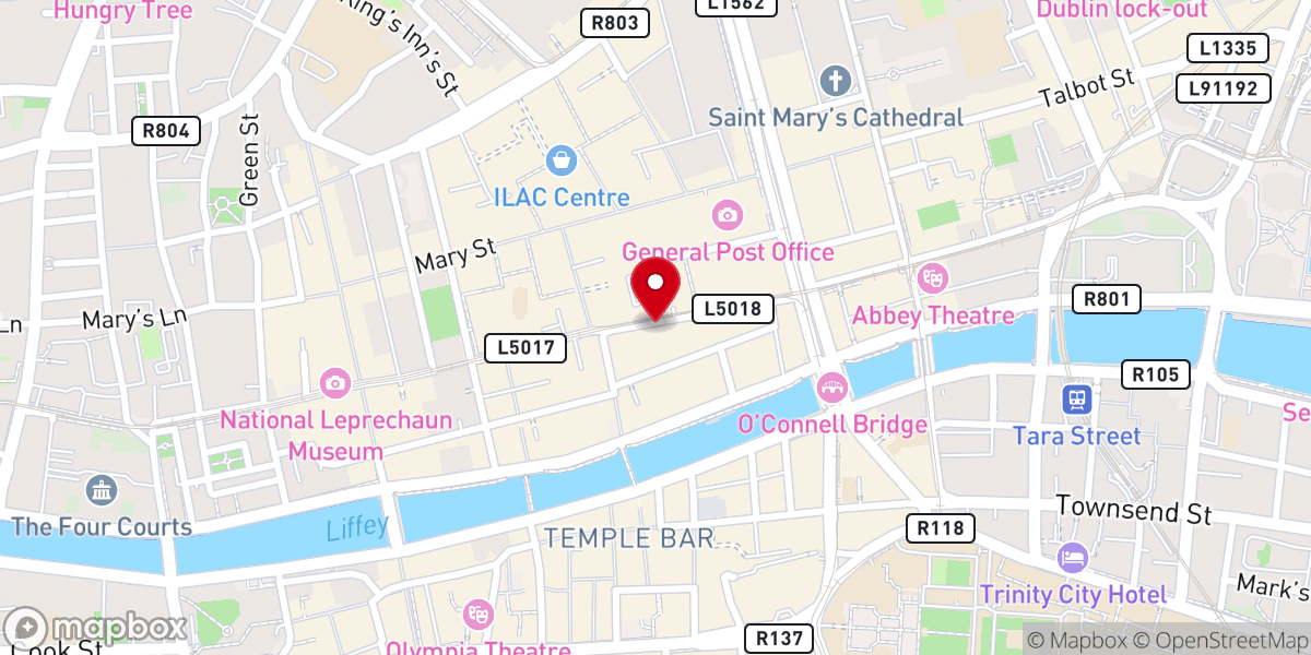 Map showing location of Plunkets