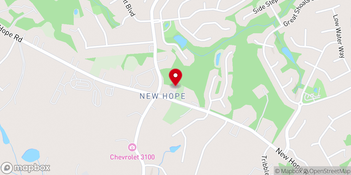 Map showing location of Word Aflame Tabernacle