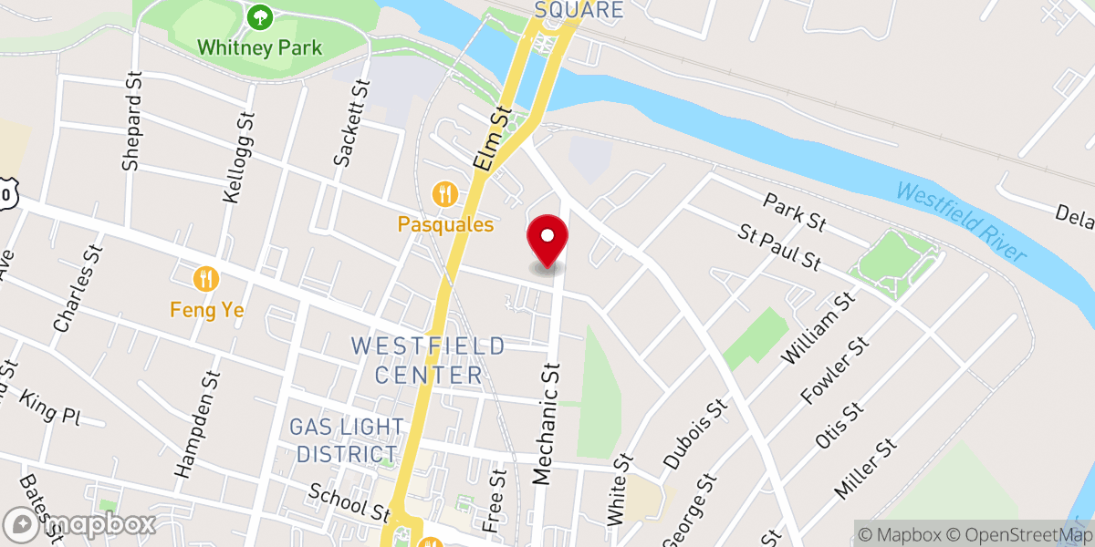Map showing location of St. Mary's Parish