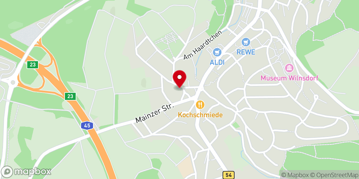 Map showing location of Ev. Kirche Wilnsdorf ehem. Burgplatz