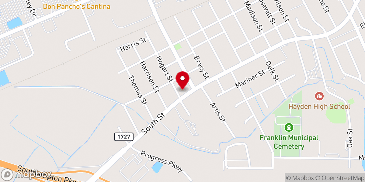 Map showing location of Scott's Revival Church