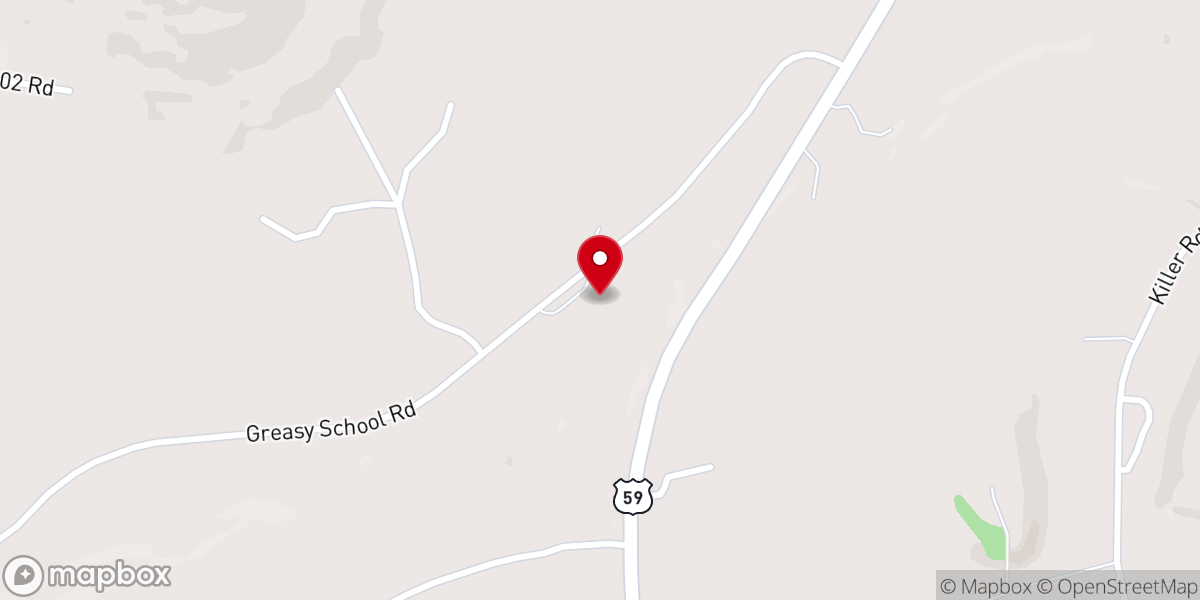 Map showing location of Chuculate Church