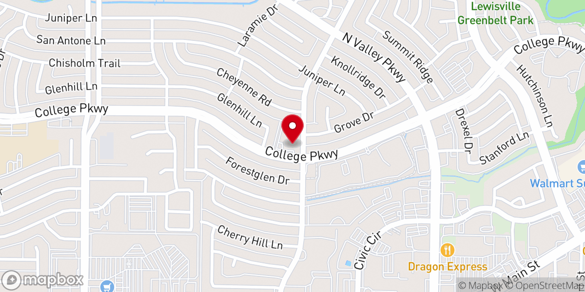 Map showing location of The Episcopal Church of the Annunciation