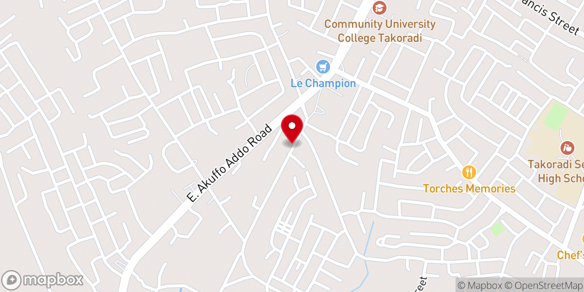 Map showing location of The Church Of Pentecost Hope Assembly