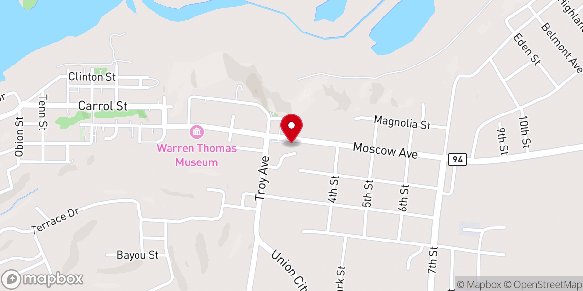 Map showing location of Pleasant Hill MB