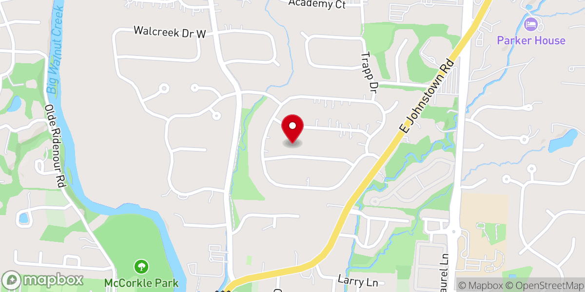Map showing location of Crazy Faith Ministries