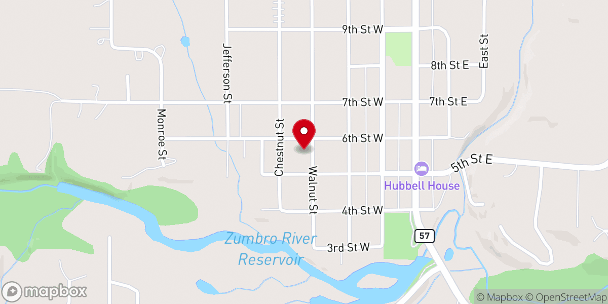 Map showing location of StoneBridge Community Church