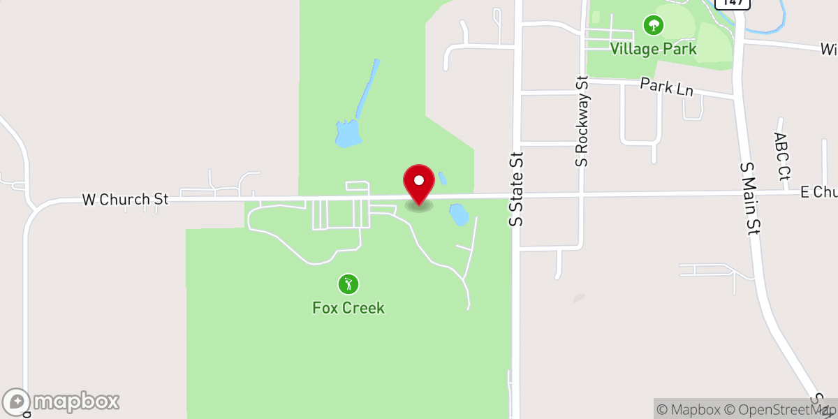 Map showing location of Fox Hills Condos