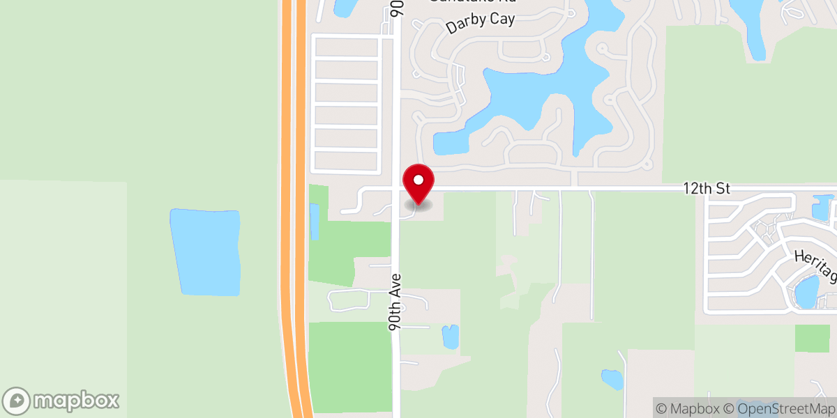 Map showing location of The Crossing Church Vero Beach Campus