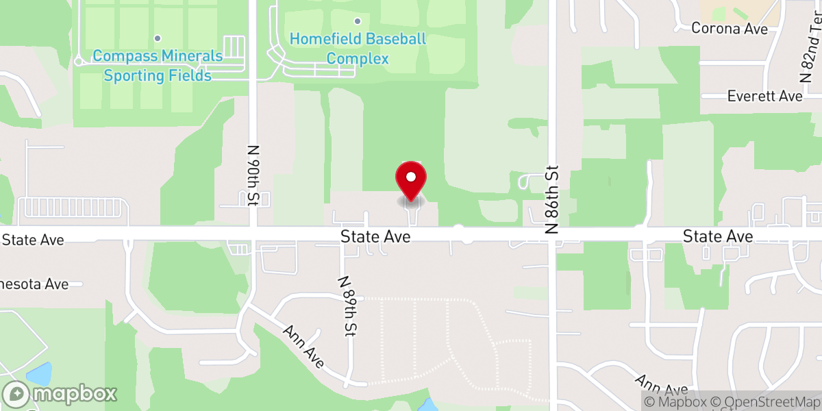 Map showing location of Westside KcK Church of Christ