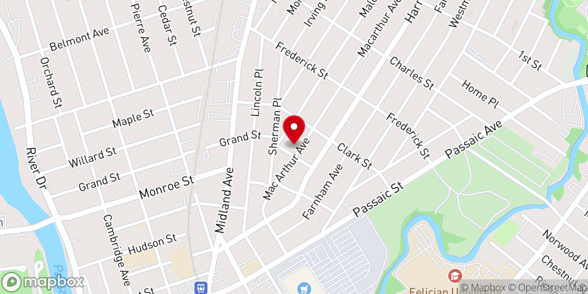 Map showing location of Iglesia Comunidad Cristiana - Christian Community Church