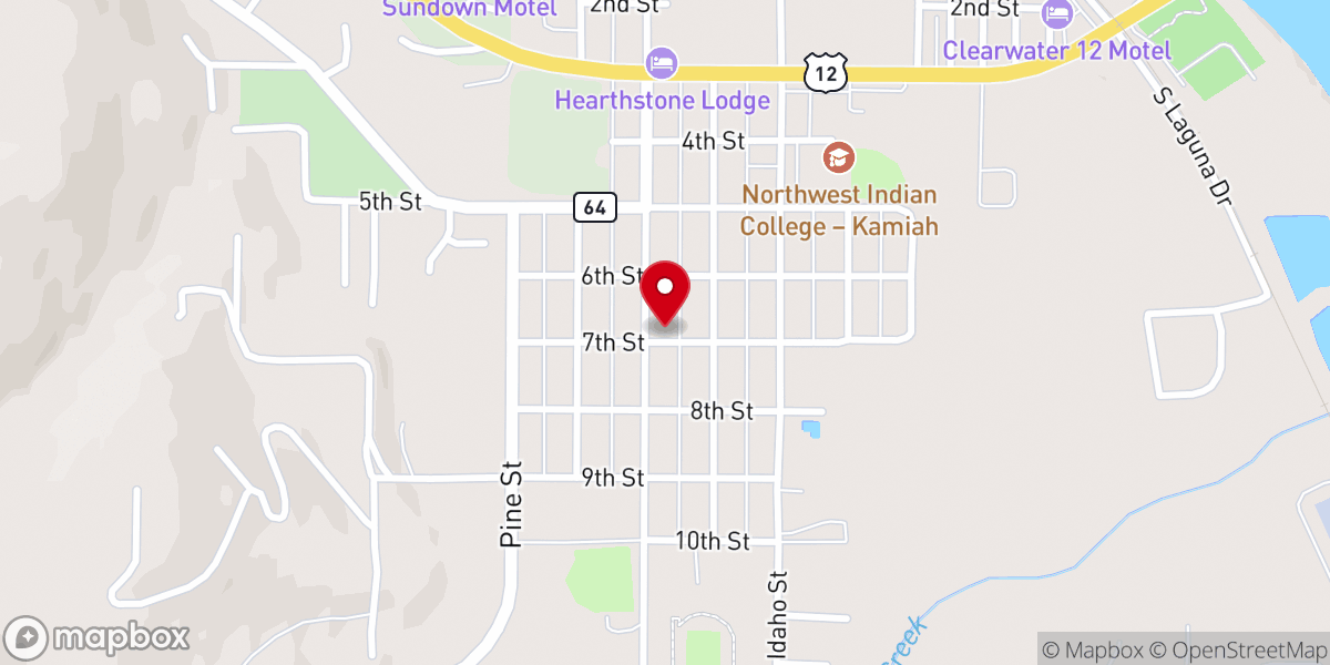 Map showing location of Community Food Pantry at Presbyterians Church