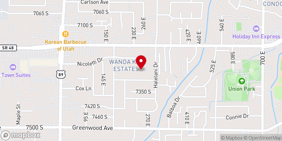 Map showing location of Cherish - Nicole