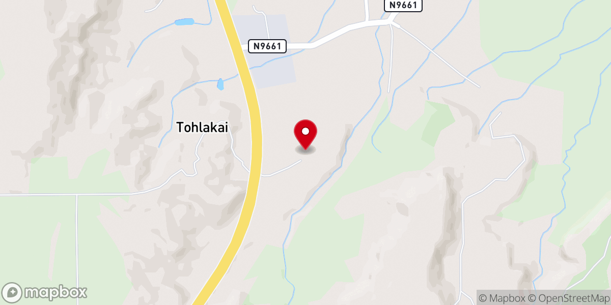 Map showing location of Free Trinity Navajo Mission