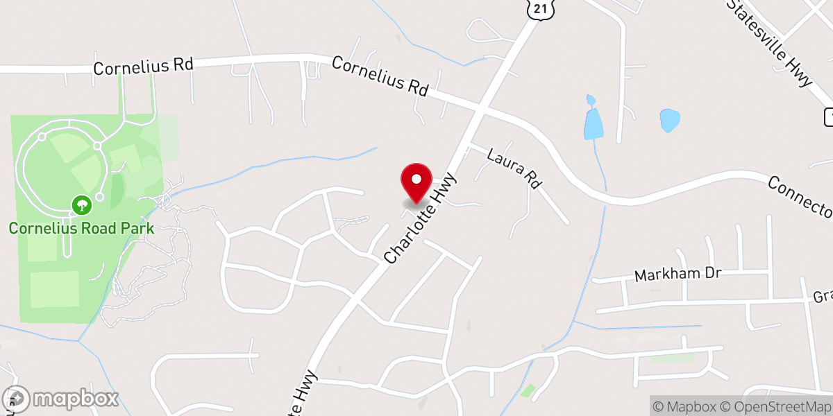 Map showing location of Shepherd Baptist Church