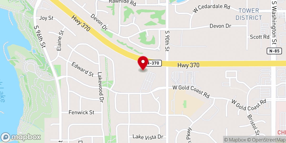 Map showing location of Trinity Church