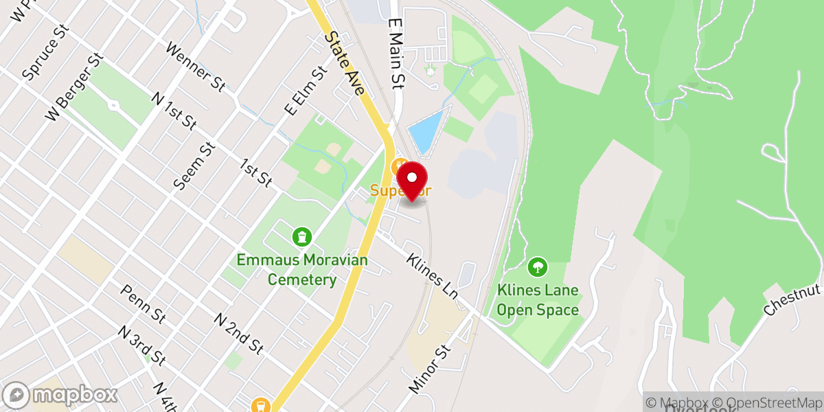 Map showing location of Shangy's The Beer Authority
