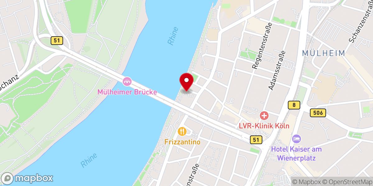 Map showing location of St. Clemens