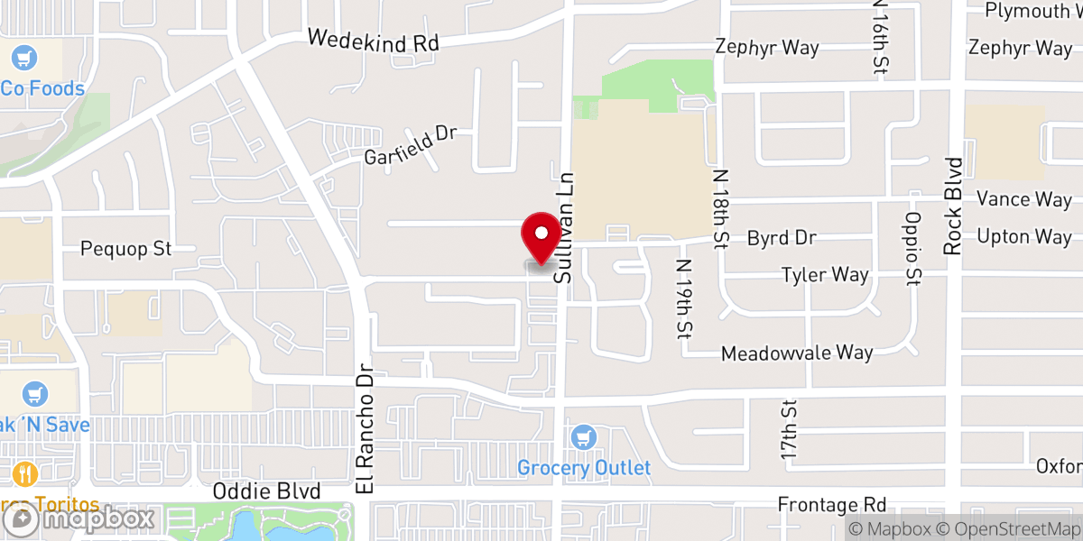 Map showing location of Risen King Community Church