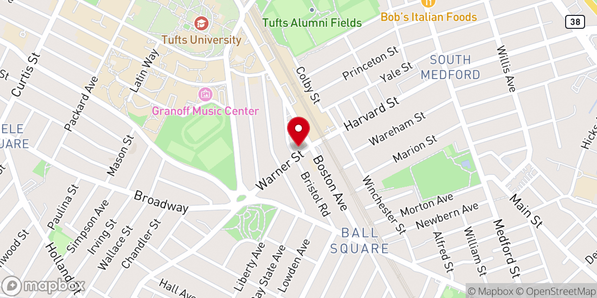 Map showing location of St Clement Rectory