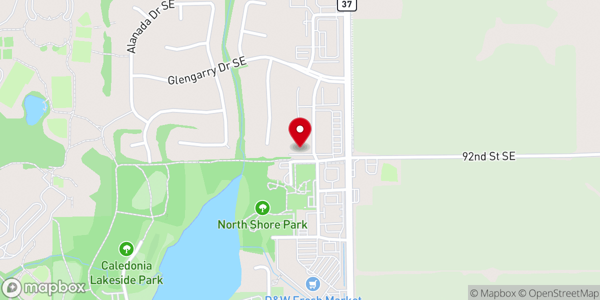 Map showing location of Journey Church