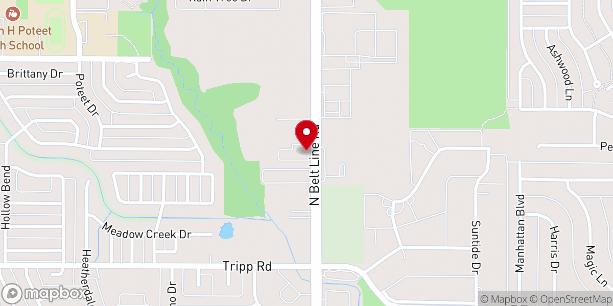 Map showing location of Agape Church