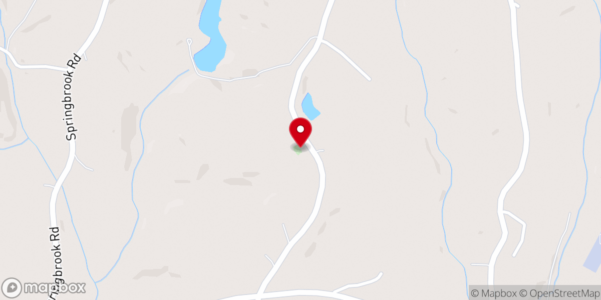 Map showing location of Mountain Spring Church