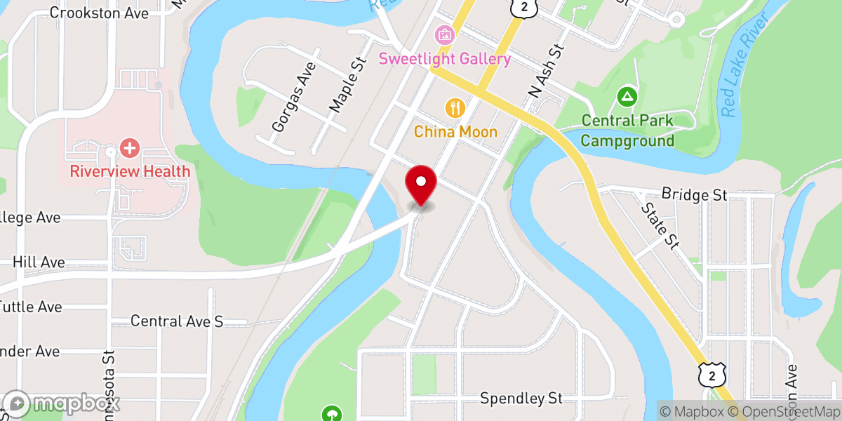 Map showing location of Calvary Conservative Baptist Church