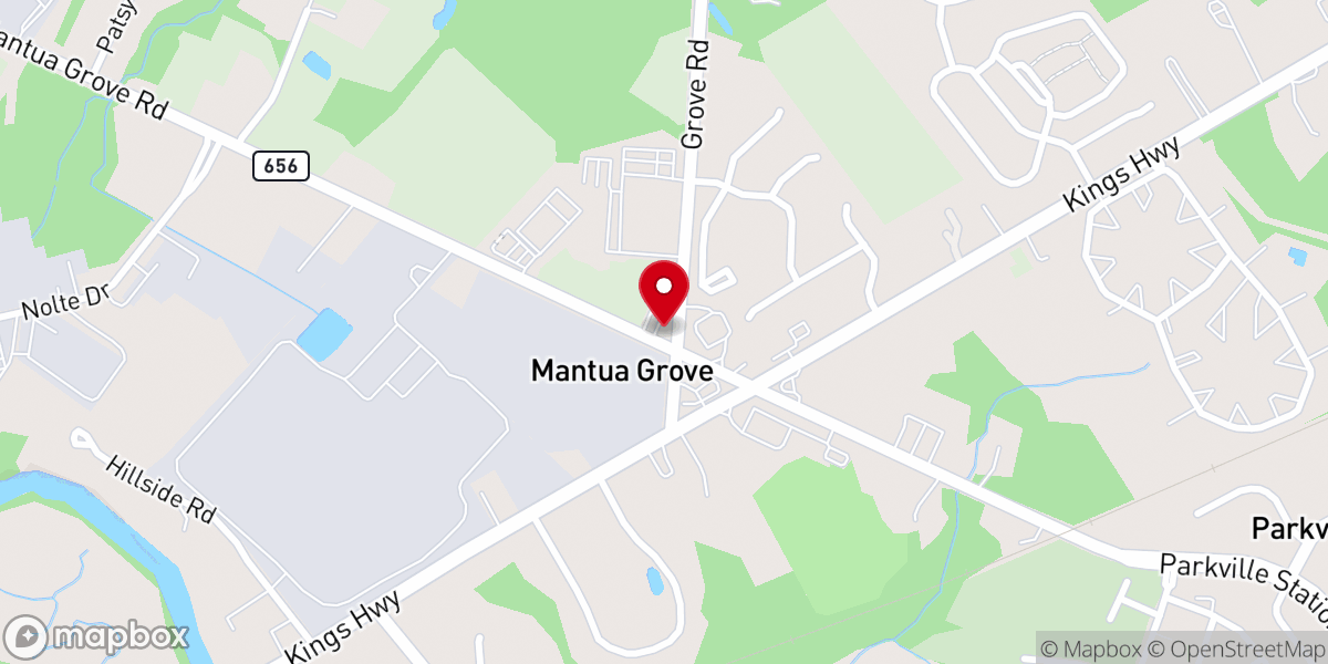Map showing location of Faith Bible Church