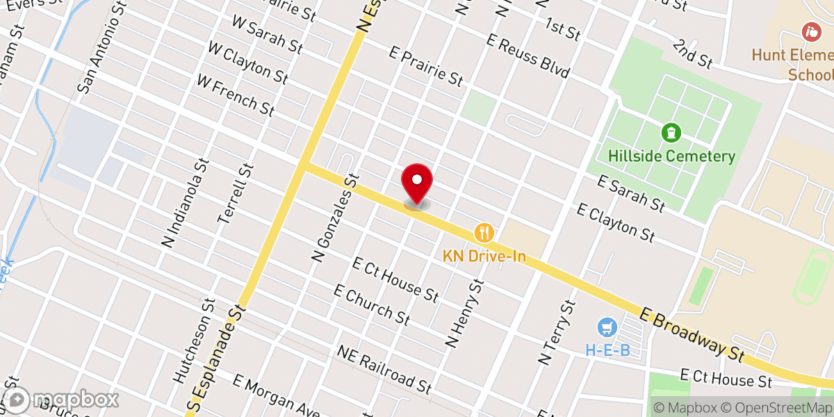 Map showing location of Fresh Start Fellowship
