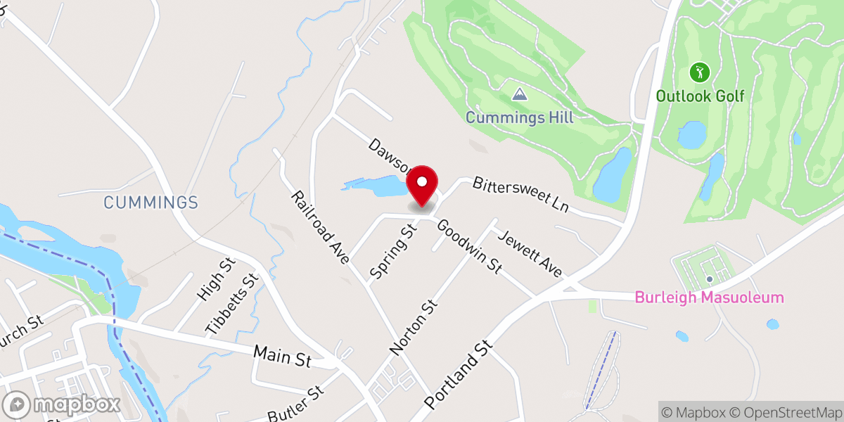 Map showing location of South Berwick Community Food Pantry