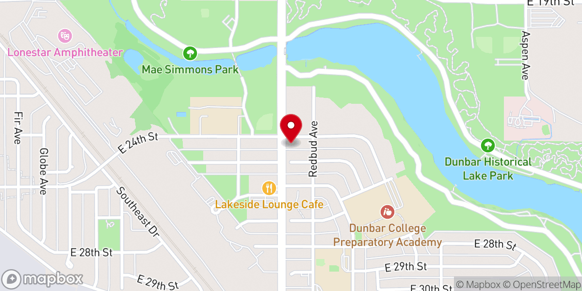 Map showing location of Lyon's Chapel Baptist Church