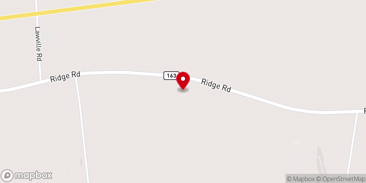 Map showing location of New Life Community Church of the Nazarene