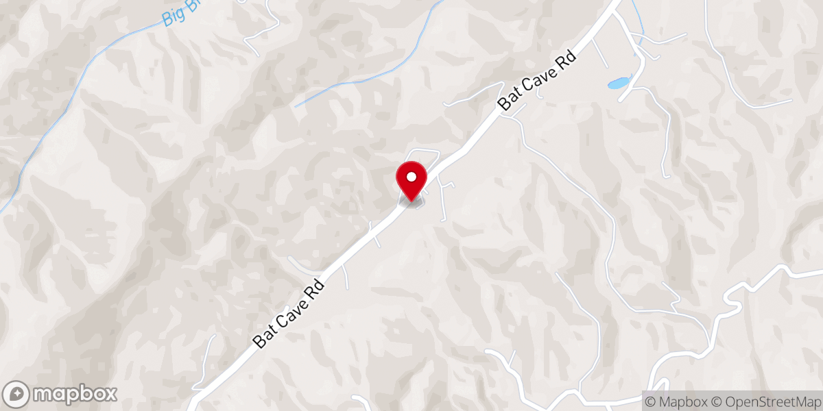 Map showing location of New Hope Missionary Baptist Church