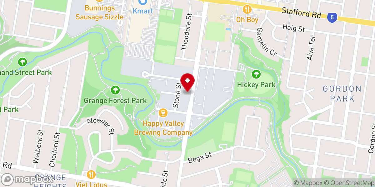 Map showing location of Australian Pentecostal Assembly