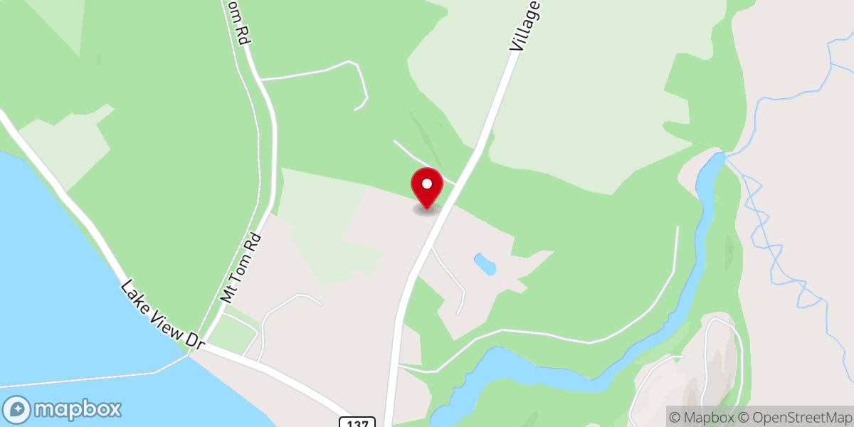 Map showing location of Town of Smithfield Maine