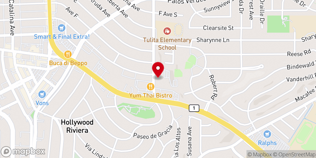 Map showing location of St. Lawrence Martyr Church