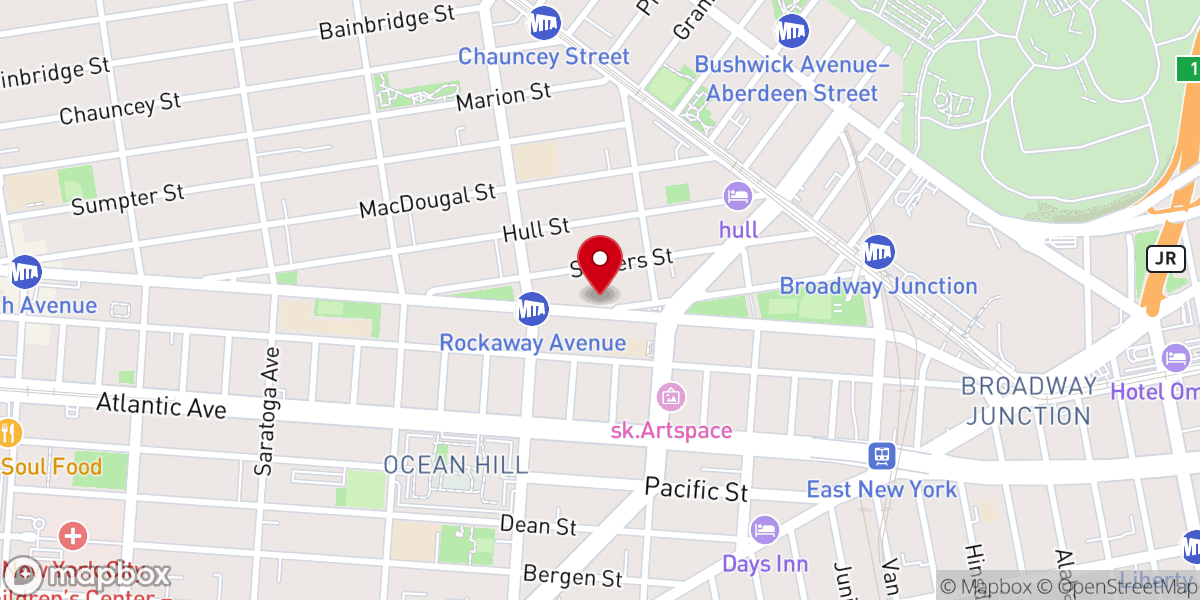 Map showing location of Blessed Assurance Church of God