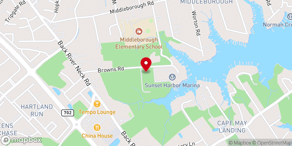 Map showing location of New Testament Christian Church