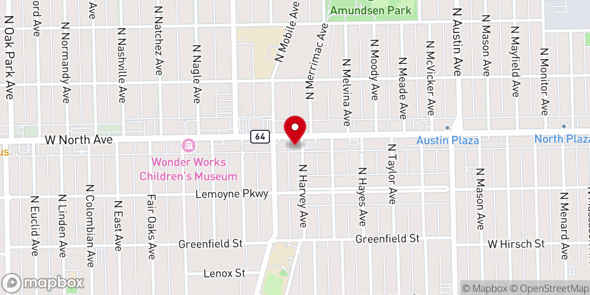 Map showing location of New Life Christian Fellowship